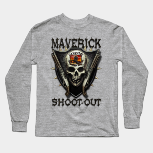 Maverickshootout Long Sleeve T-Shirt - Maverick Shoot-Out by D-Train's Independent Showcase